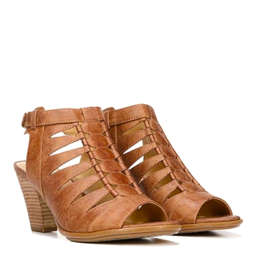 Naturalizer Talan Gladiator Latte Sandals Size 8.5